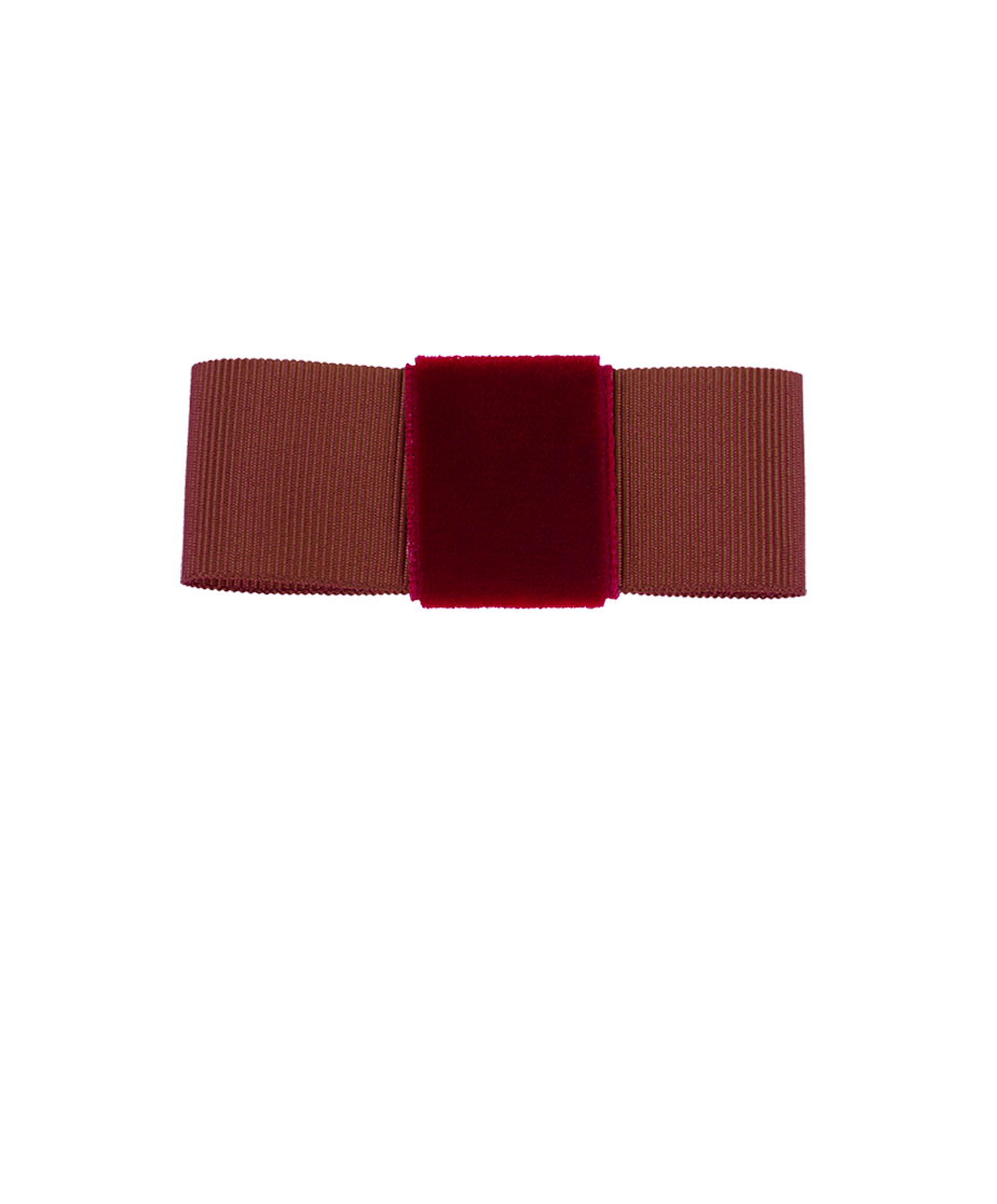 Mini Bow Bordeaux