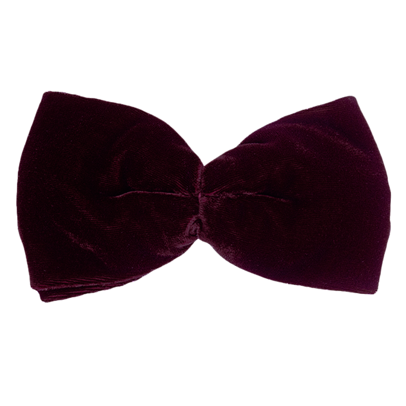 Noeud Velours Burgundy