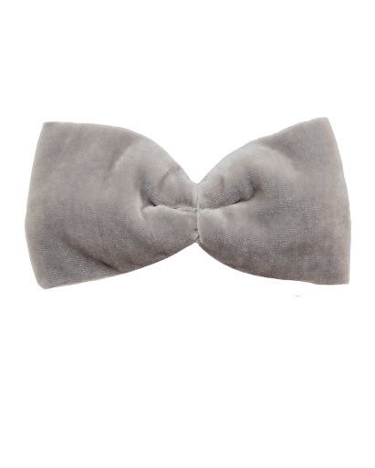 Noeuds Velours Gris