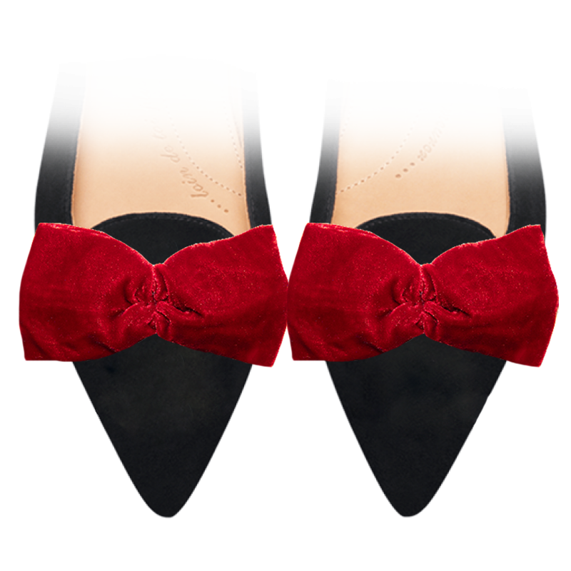 Noeuds Velours Rouge
