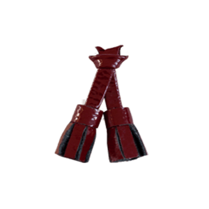 Pampilles bordeaux cuir vernis