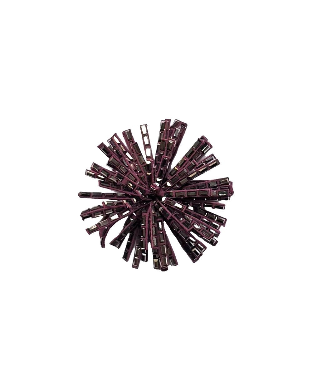 Pompon Paillette Burgundy