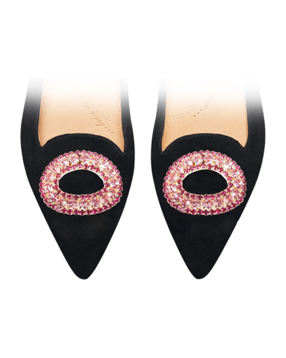 Jewellery Oval Pink sur chaussure