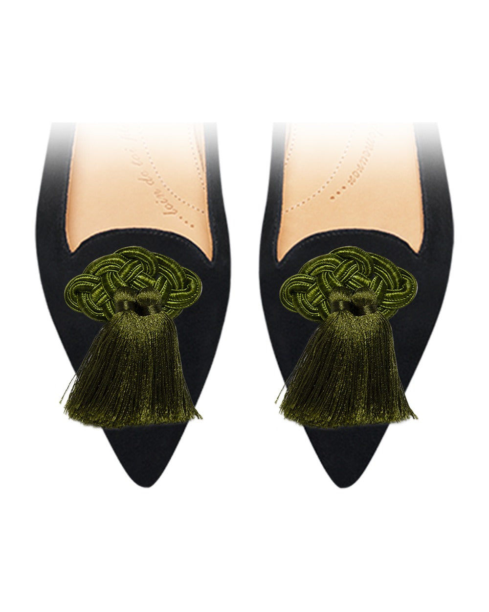 Passementeries Green sur chaussure