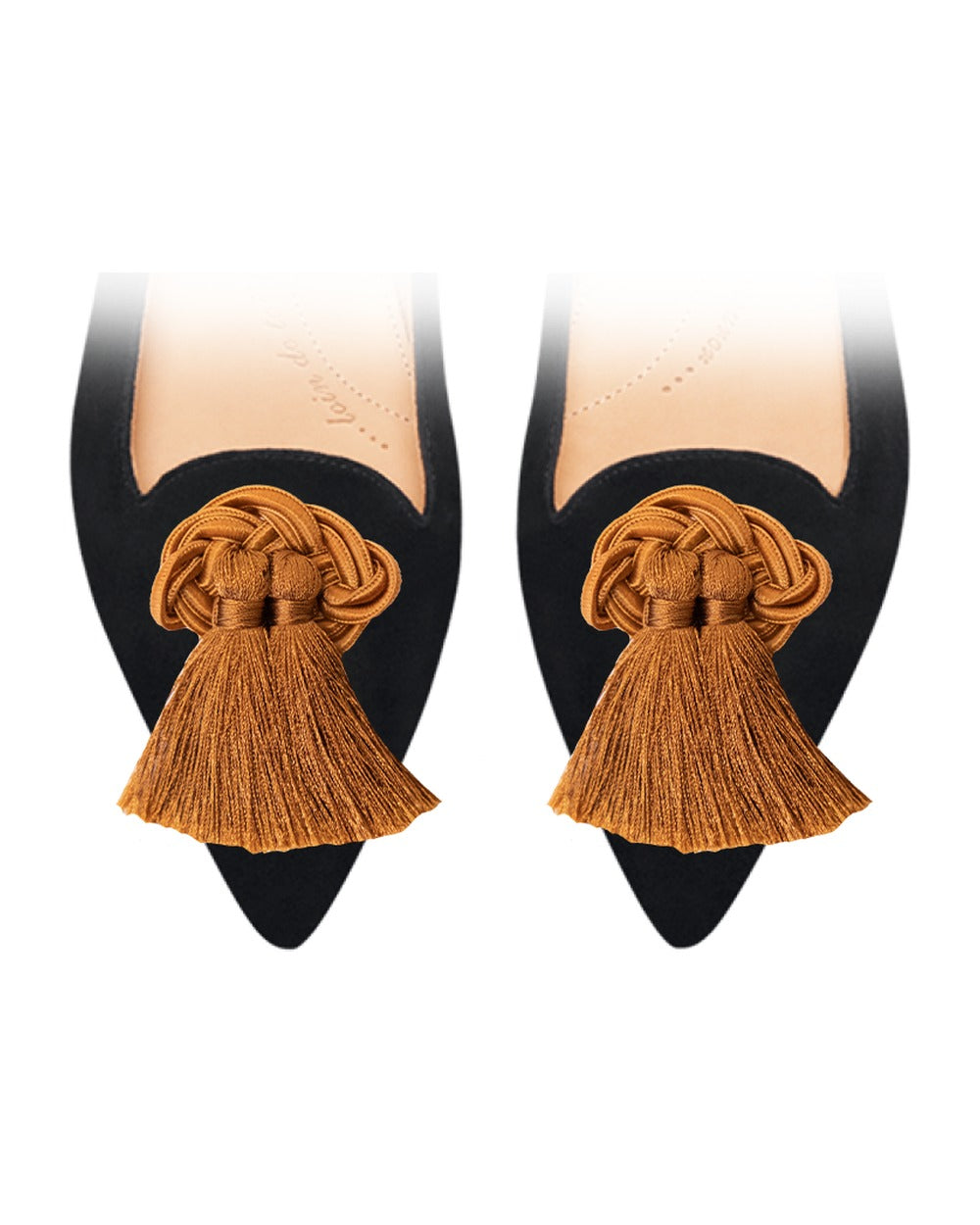 Passementeries Camel sur chaussure