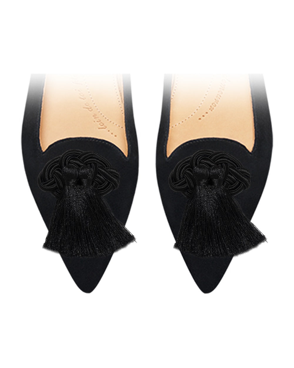 Passementeries Black sur chaussure