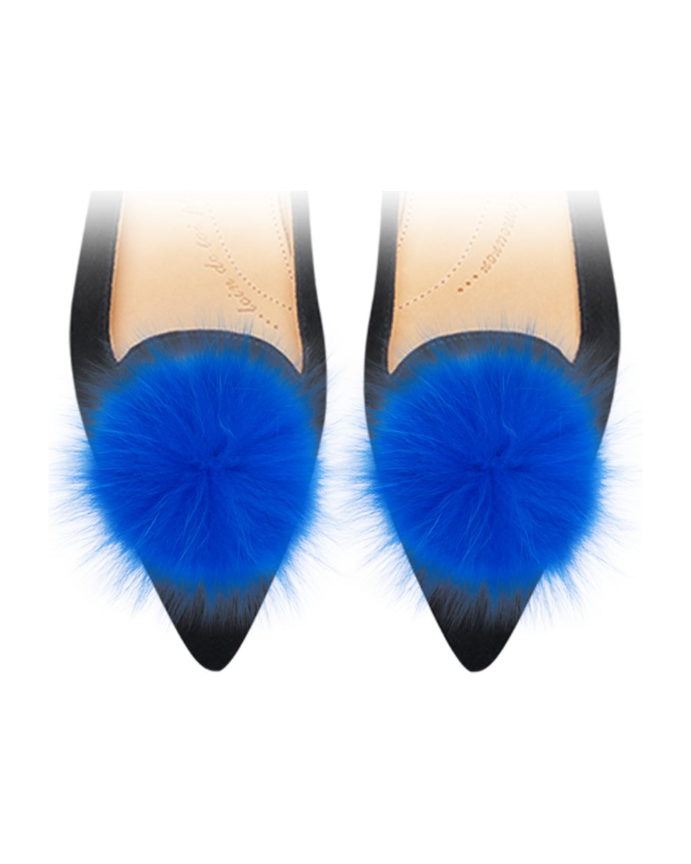 Pompons Klein Blue sur chaussure