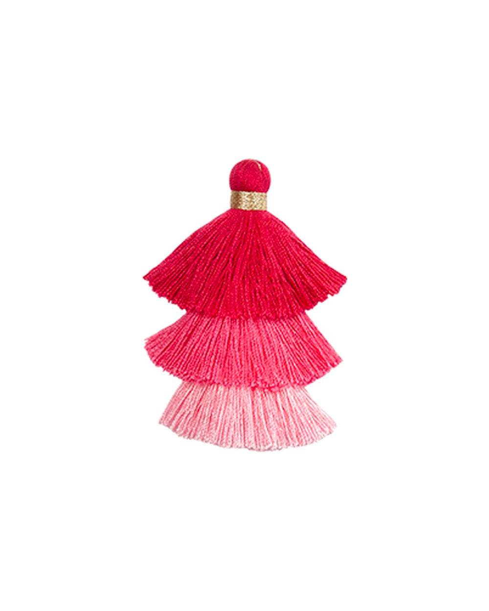 Triple Pompons Pink