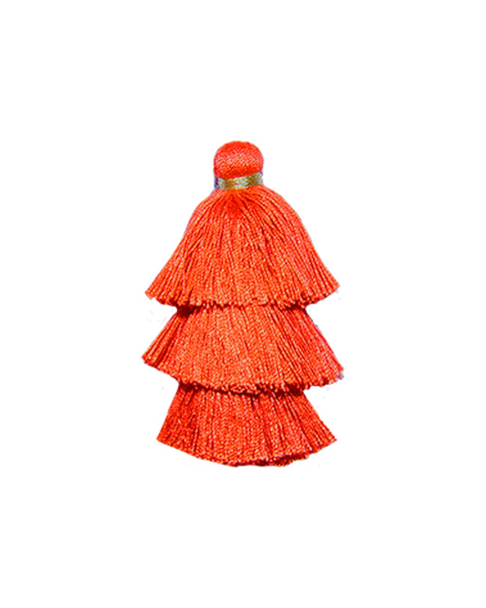 Triple Pompons Coral