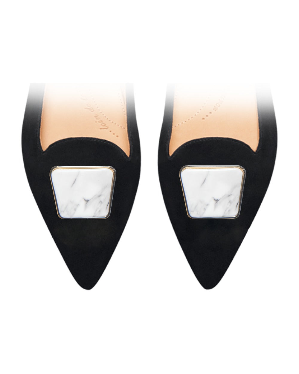 Clip Square Marble sur chaussure