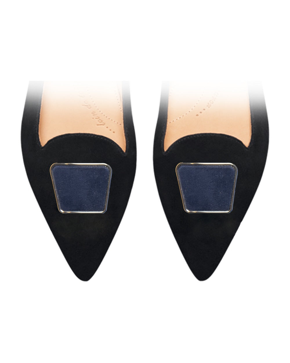 Clip Square Navy sur chaussure
