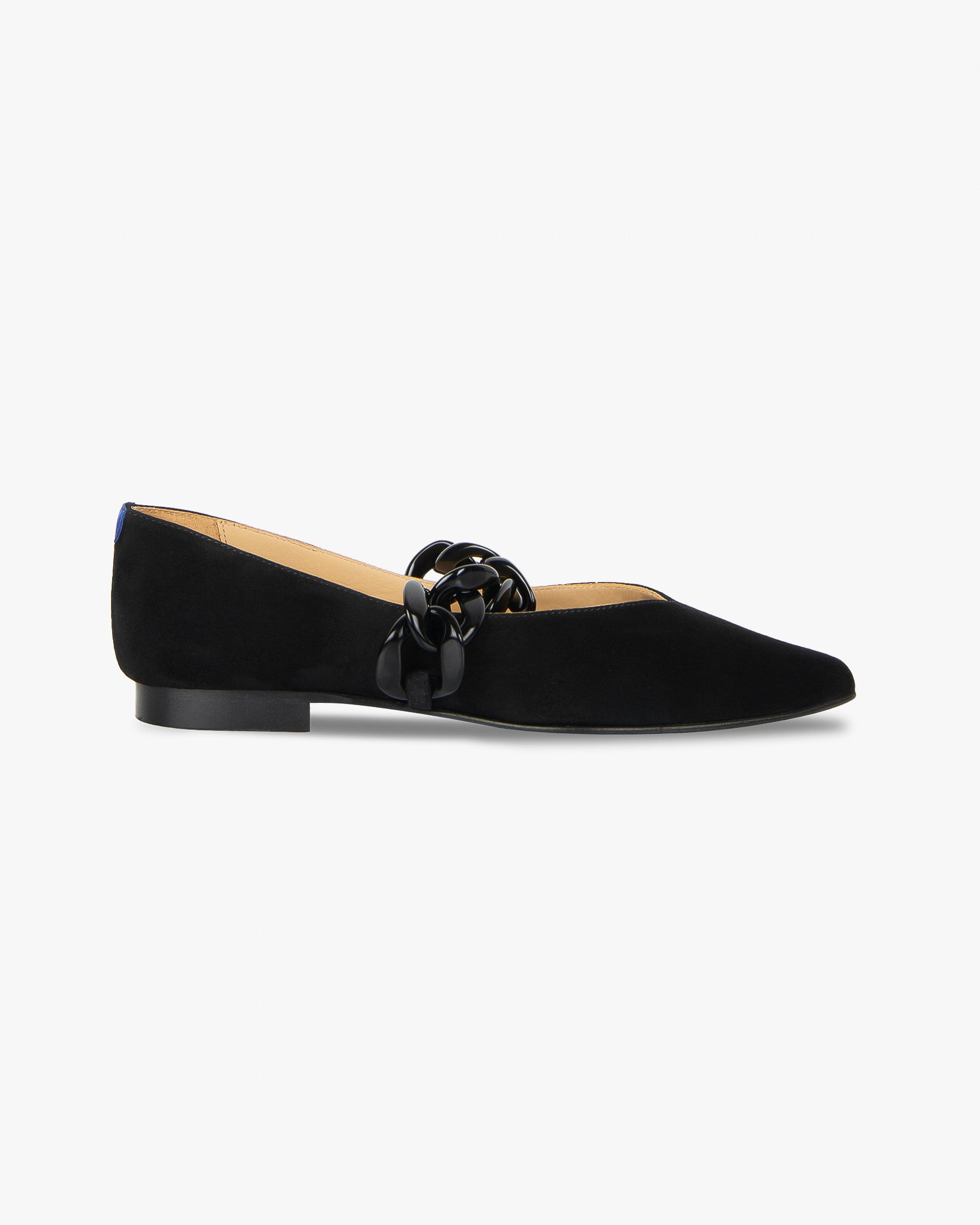 Amédée Chain Black Suede