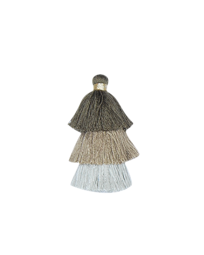 Triple Pompons Bronze