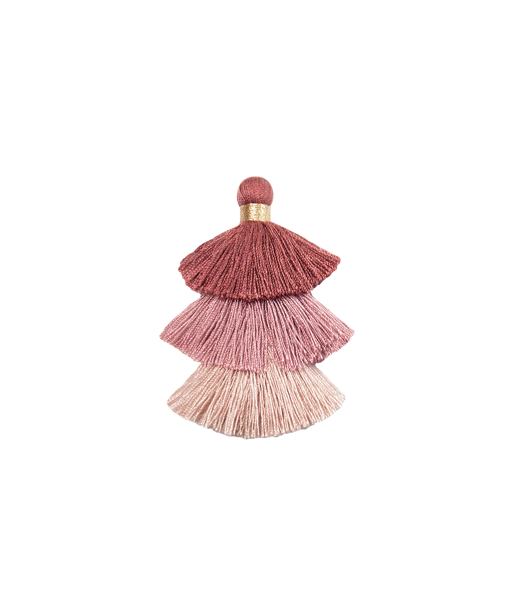 Triple Pompons Parme
